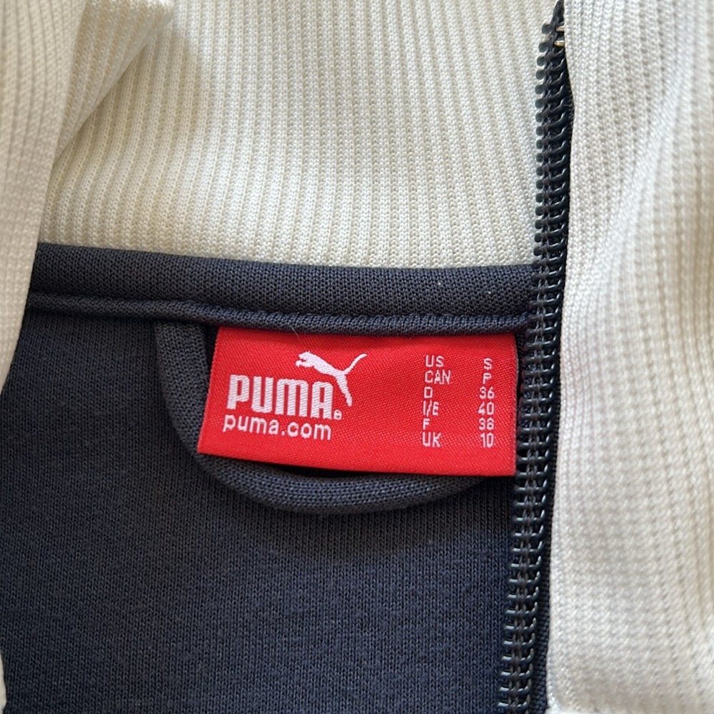 PUMA Women’s Navy Track Jacket Sz S - Picture 7 of 14